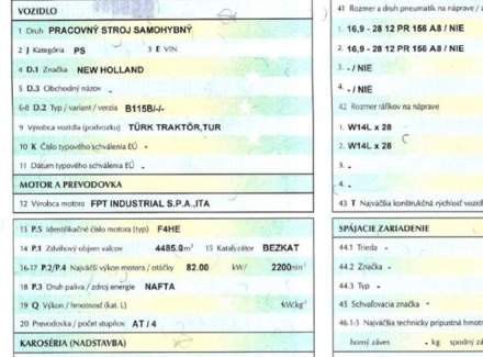 New Holland - Ostatní