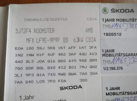 Škoda - Roomster